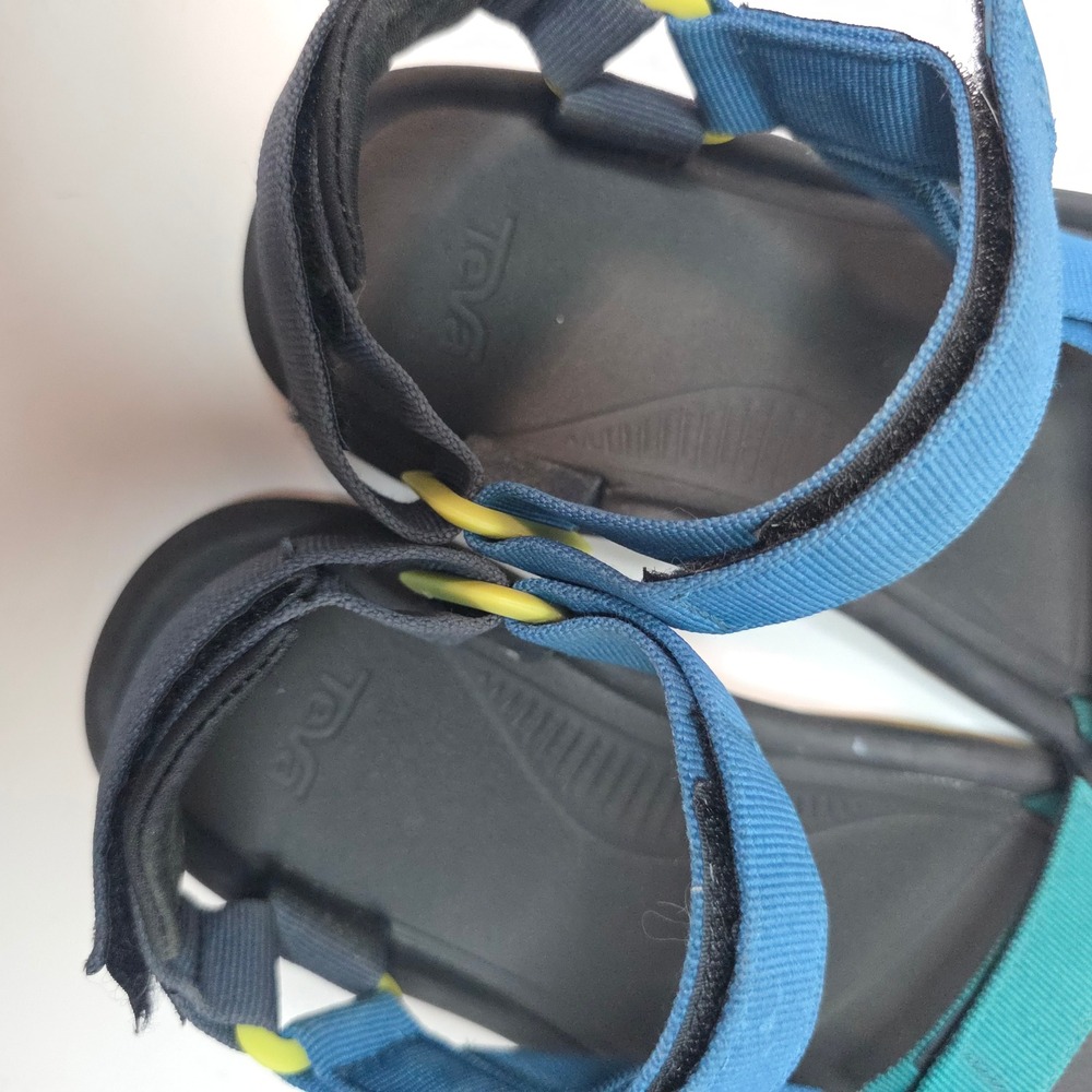 Teva S/N 1019234 Sport Sandals Unisex‎ Sz 8 Teal GreenBlackBrown Outdoors Hiking - Picture 12 of 16